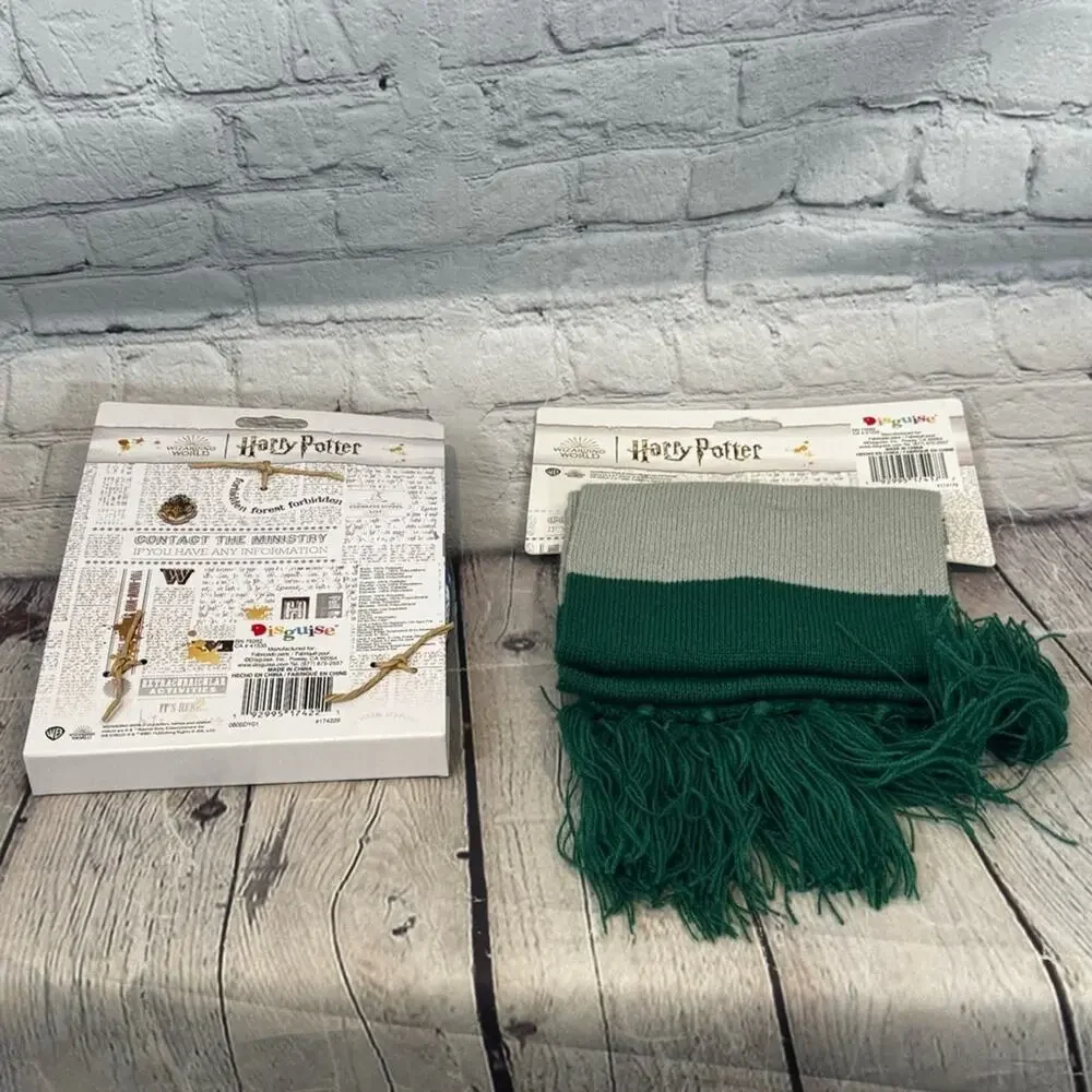 Harry Potter Ravenclaw Headband and Slytherin Scarf